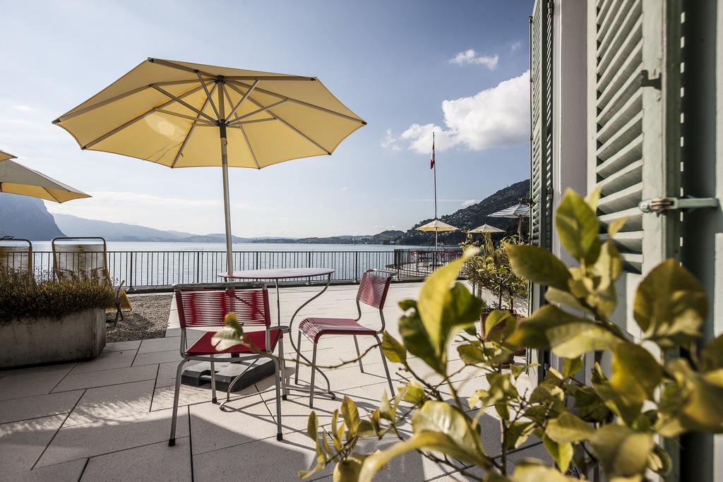 Hotel Terrasse Am See Вицнау Екстериор снимка